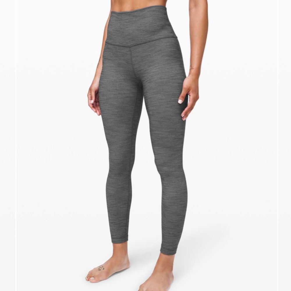 Lululemon Align 25in Pant Mini Heathered Herringbone Size 4